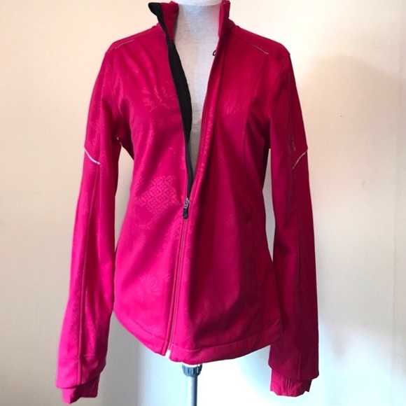 Brooks Jackets & Blazers - Brooks Utopia Pink Zip Up Active Running Jacket